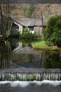 River and buildings at Langdale